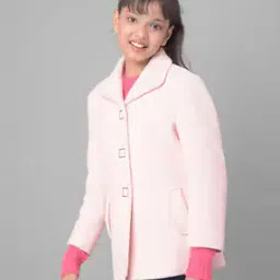 Girls Trench Coat with Button Closure-image-5