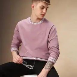 Men Sweatshirt with Crew Neck-image-43