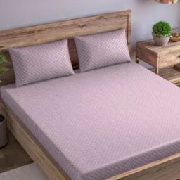 Cotton Jacquard Weave Flat Bedsheet-image-8