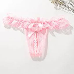 Women Lace Low-Rise Thong Panties-15