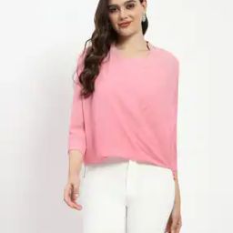 Women Ombre-Dyed Relaxed Fit Wrap Top-image-19