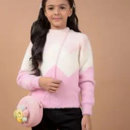 Girl Self-design Pullover-image-10