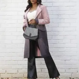 Women Colourblock Regular Fit Coat-image-27