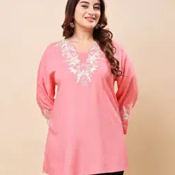 vaamii Women Embroidery Regular Fit Top-picture-13