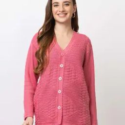 Women Button Closure Cardigan-image-20