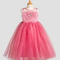 Girls Fit And Flare Dress-image-57