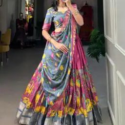 Women Lehenga Choli Set With Dupatta-image-66