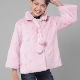 Faux Fur Jacket with Button Closure-picture-26