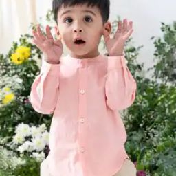 Boys Embroidered Regular Fit Shirt-image-39