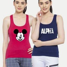 Pack of 2 Graphic Print Tank Top-image-76