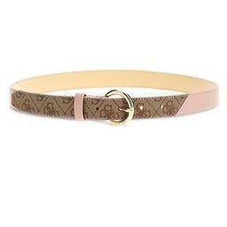 Slim Belt with Logo Print-35