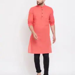Long Kurta with Patch Pocket-34