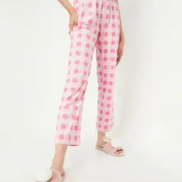 Women Checked Regular Fit Pyjamas-image-109