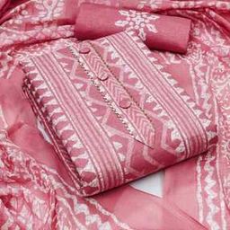 Women Printed 3-Piece Unstitched Dress Material-image-66