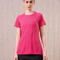 technosport Women Logo Print Slim Fit T-Shirt-picture-44
