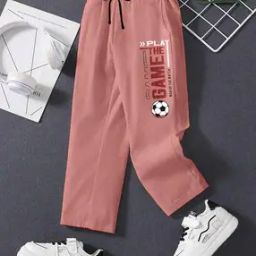 Boy Self-design Track Pants-4