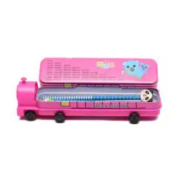 School Bus Themed Pencil & Geometry Box-7