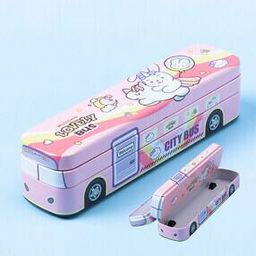 School Bus Theme Sharpener & Geometry Box-10