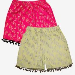 Graphic Print Hot Pants-9