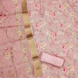 Women Floral Print 3-Piece Dress Material-image-96