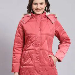 Women Quilted Regular Fit Hooded Puffer Jacket-picture-15