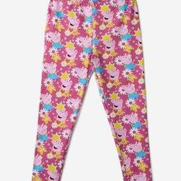Girls Peppa Pig Print Leggings-picture-19