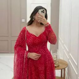 Women Embellished Anarkali Kurta Set-image-47