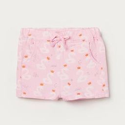 Girl Graphic Print Regular Fit Shorts-picture-39