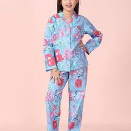 Girls Floral Nightwear Set-image-95