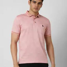 Men Geometric Print Regular Fit Polo T-Shirt-14
