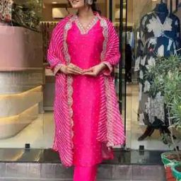 Women Embroidered Straight Kurta Set-image-66