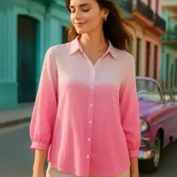 Women Regular Fit Ombre-Dyed Shirt-image-58