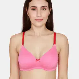 Fashion Padded Non-Wired 3/4th Coverage T-Shirt Bra-11
