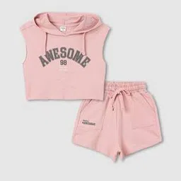 max Girls Indian T-Shirt & Shorts Set-picture-1