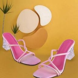 Women Open-Toe Chunky Heeled Sandals-image-97