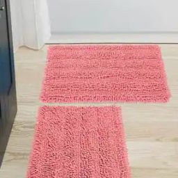 Pack of 2 Cotton Textured Bath Mat-image-44