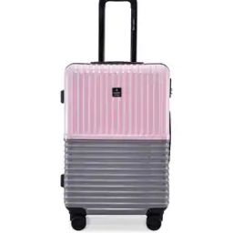 Striped Trolley Bag with Number Lock-21