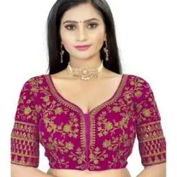 Women Emroidered Front-Open Blouse-image-35