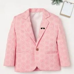 Boys Self-design Blazer-image-5