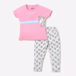 Unicorn Print Top with Pants-picture-19