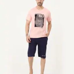 Typographic Print T-Shirt & Short Set-picture-15