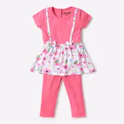 Round-Neck Top with Skirt Pant Styling-image-96