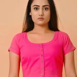 Round-Neck Top with Short Sleeves-picture-30