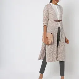 Long Shrug with Side Slits-14