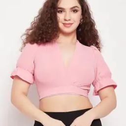 Women Relaxed Fit V-Neck Shrug-50