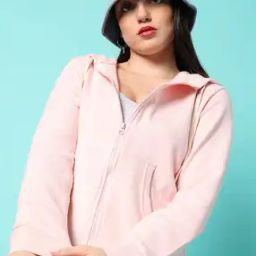 Hoodie Sweatshirt with Front Zip Closure-picture-4