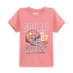 Boys Typographic Print Regular Fit Round-Neck T-Shirt-image-87