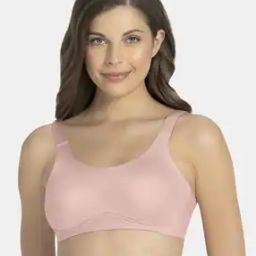 Non-Padded Non-Wired Full Coverage Cloudsoft Super Support Bra  - BRA77501-image-21