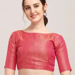 Women Self-design Back Open Blouse-image-37