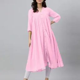 Women Self-design Flared Kurta-picture-32